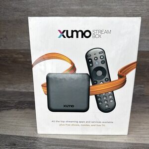 XUMO Stream Box 4k UHD Streaming Device With Voice-Controlled Remote NEW SEALED!